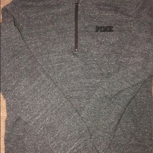 victorias secrect half zip pullover